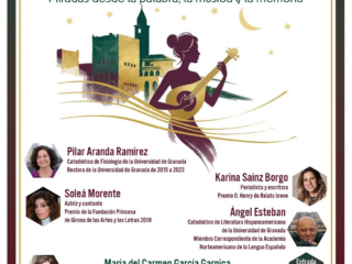Pilar Aranda, Soleá Morente, Karina Sainz y Ángel Esteban participarán en la mesa de debate ‘Granada en femenino: miradas desde la palabra, la música y la memoria”